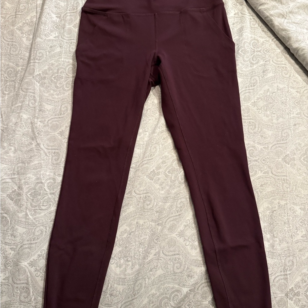 Reebok Burgundy Leggings